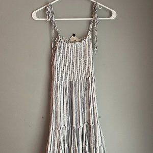 striped beach dress